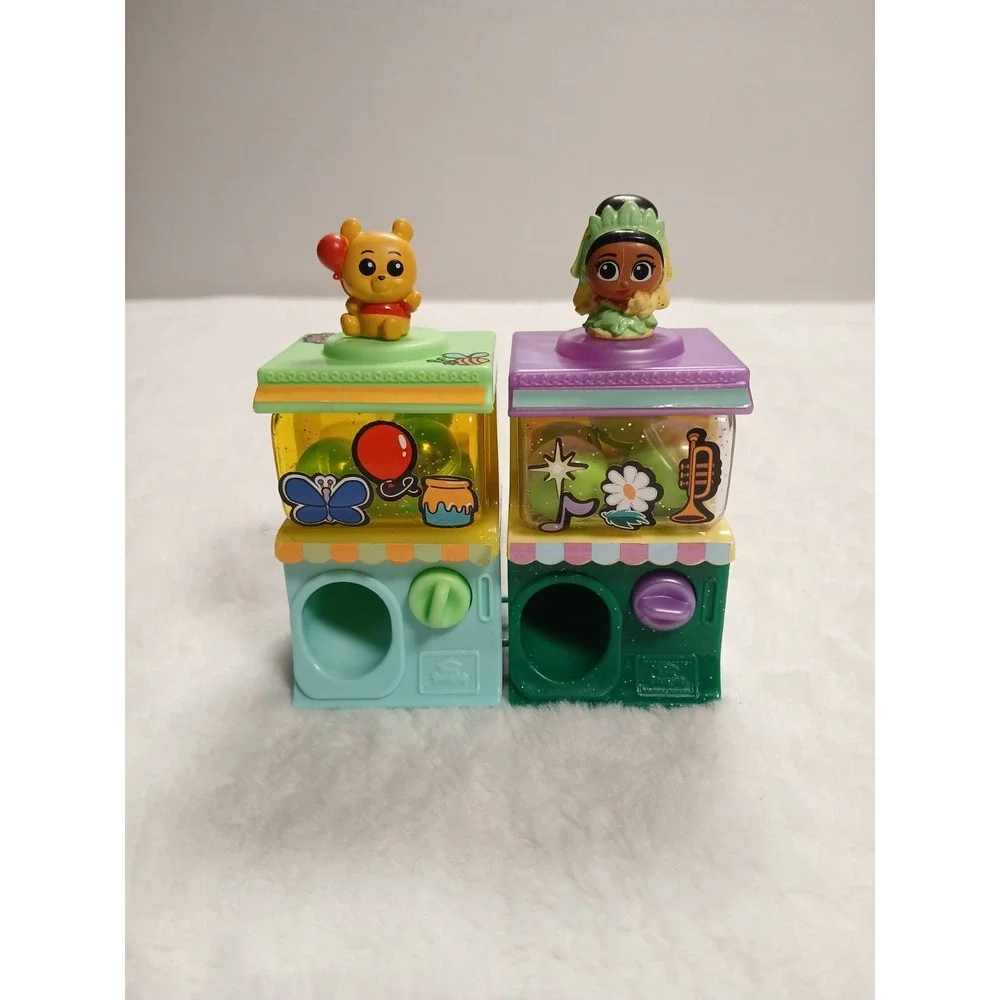 Disney Doorable Squish'Alots Whatcha Gotcha Machine Princess And Frog & Pooh Lot